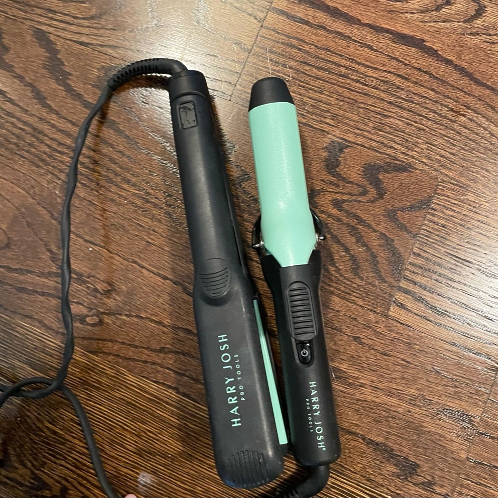 Harry Josh straightener and Curling Iron duo